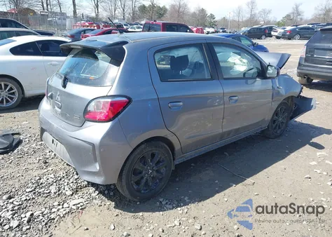 2022 Mitsubishi Mirage Black Edition/Se z USA, uszkodzony, nr VIN ML32AWHJ7NH009392